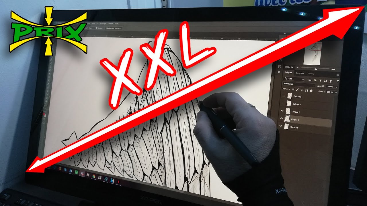 UNE TABLETTE DE PRO A PETIT PRIX [TEST] xp-pen artist 22pro