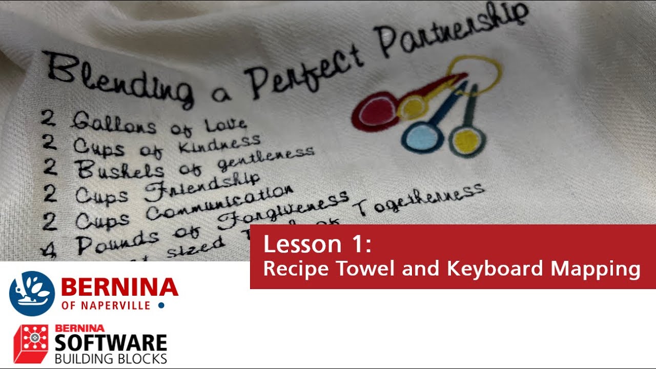 Software Building Blocks Lesson01 - BERNINA of Naperville Bonus Projects