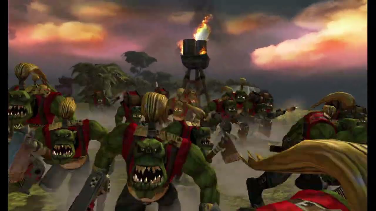 Warhammer40k DE: Тёмный крестовый поход. Кампания Тау. Главная база штурмовых орков.