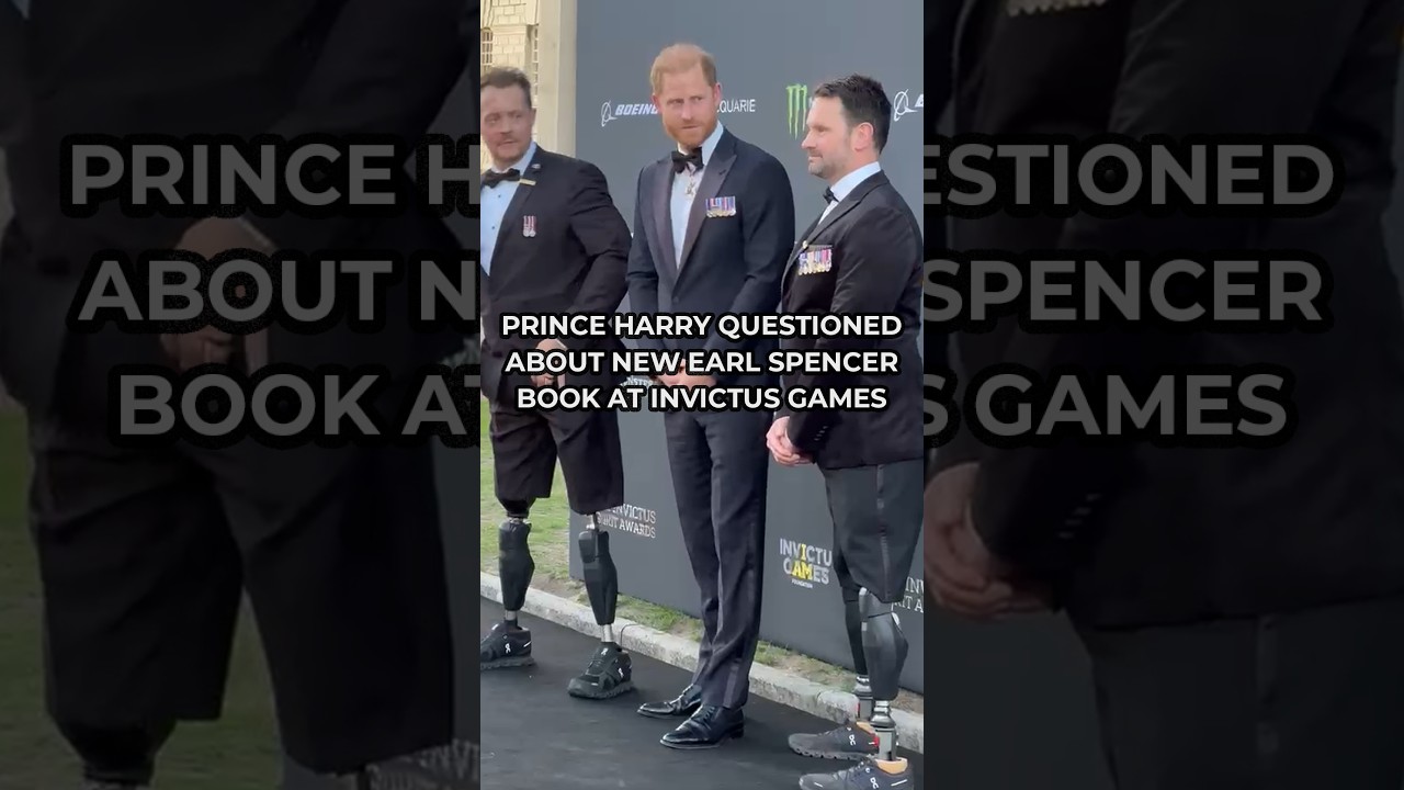 AWKWARD: Prince Harry QUESTIONED on Earl Spencer's NEW BOOK!