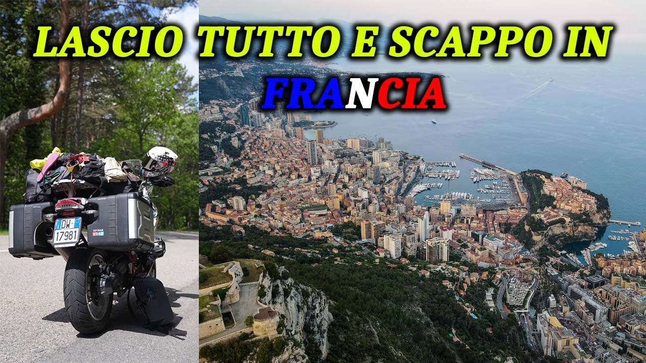 PROVENZA IN MOTO da solo con tenda e BMW GS!🏍⛺ Day 1: entro nel circuito della F1 a Montecarlo!🏎🥶