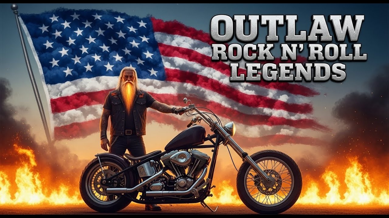American Rebel Rock 🇺🇸 Rock ’n’ Rebels Anthems | Classic Biker Rock Playlist