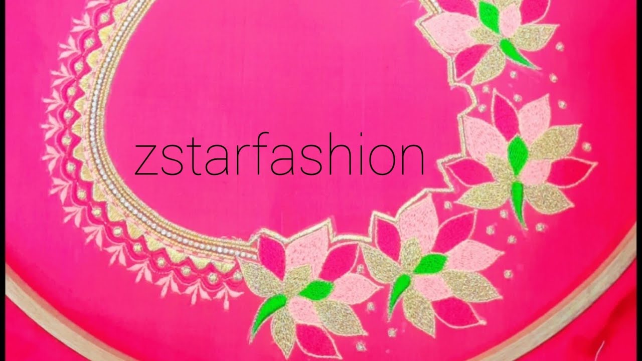 Blouse designs new model /#zstarfashionembroiderydesigne #art #embroidery |