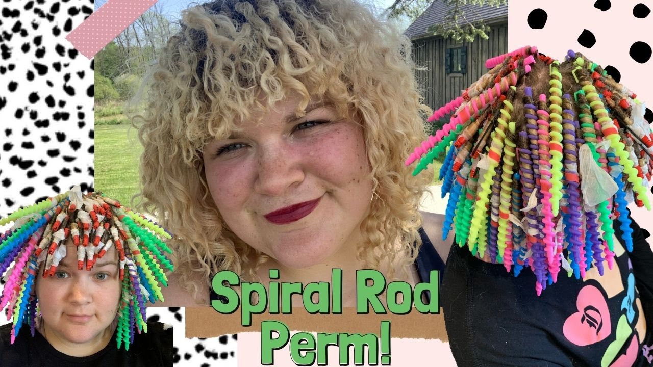Perming My Hair With Spiral Rods!