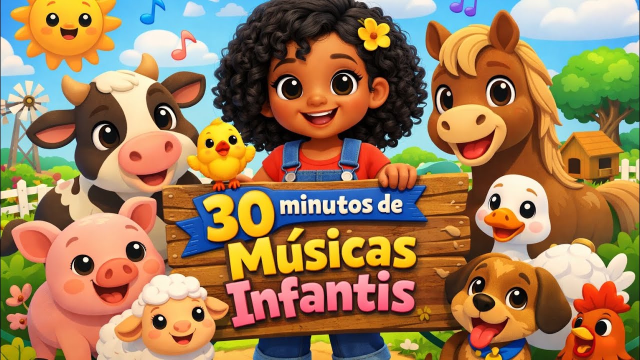 30 MINUTOS DE MÚSICAS INFANTIS 🎶 MÚSICAS PARA CRIANÇAS 🎶 TIA SHIRLEY