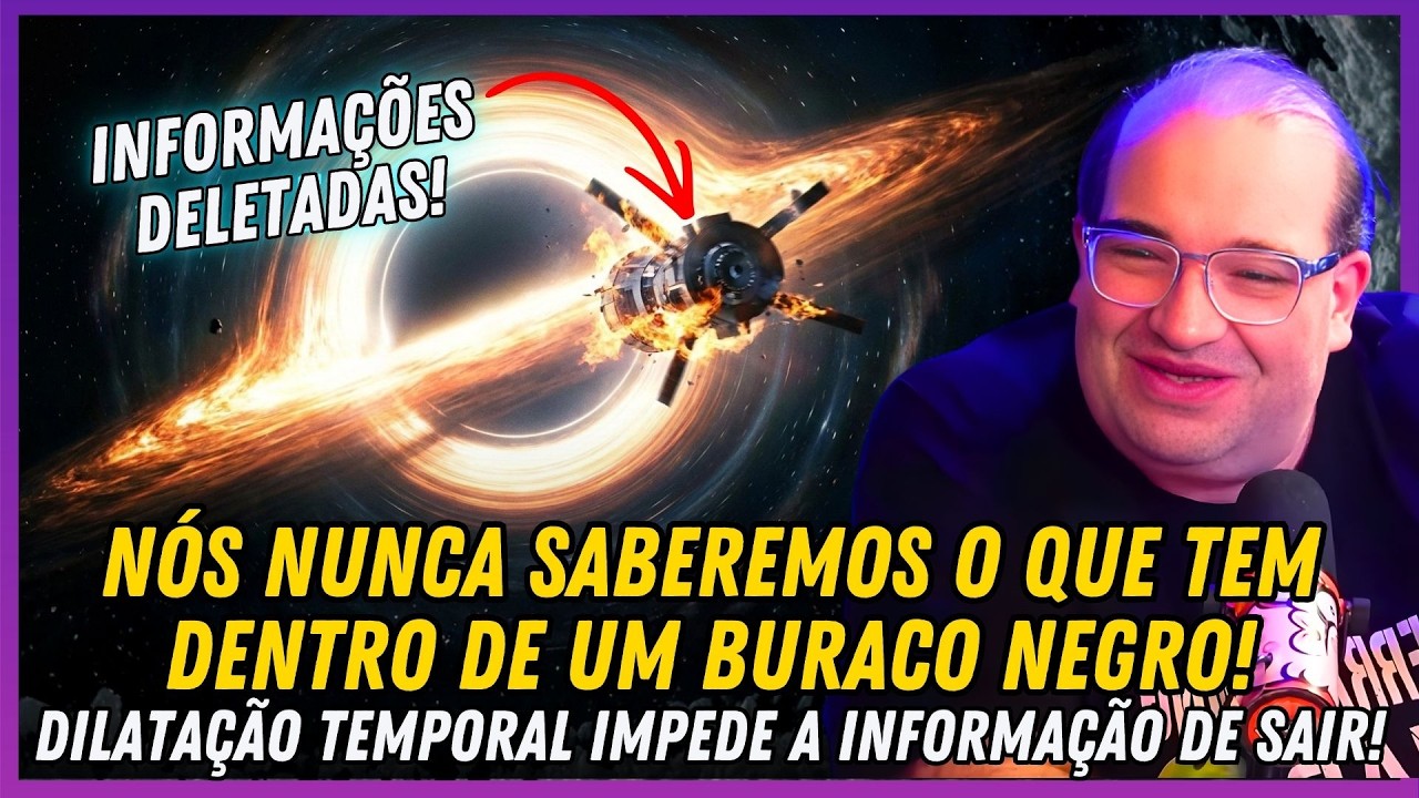 NUNCA SABEREMOS O QUE TEM DENTRO DE UM BURACO NEGRO! Paradoxo da Informação