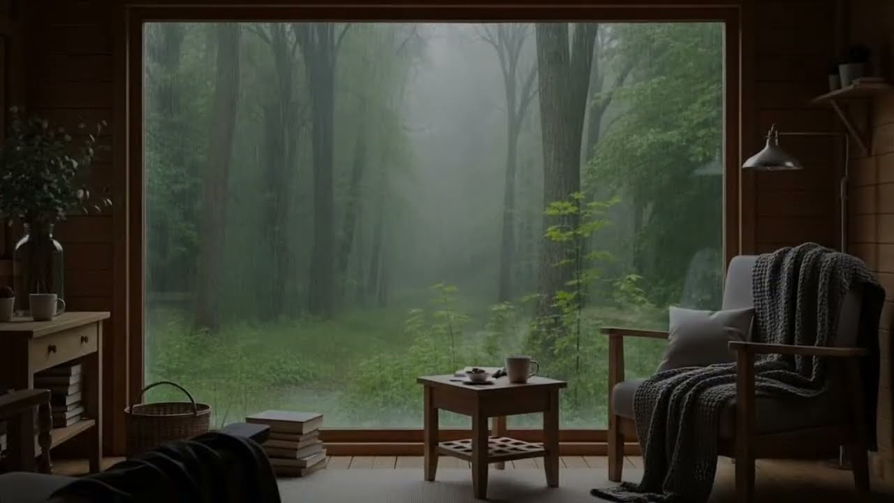 【集中用】思考が散らない雨音#集中用雨音 #作業用BGM #勉強用 #雨音 #アンビエント