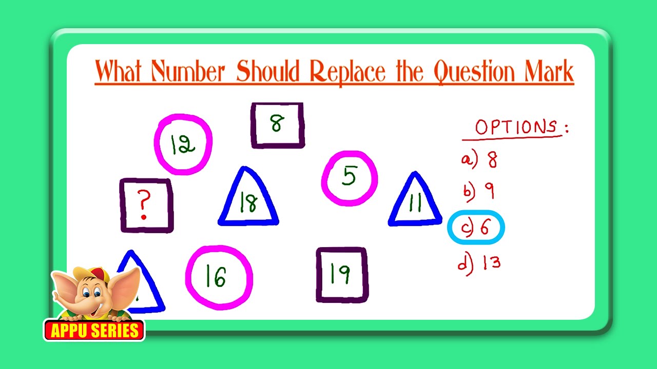 Missing Number Series - Find the Missing Number in the Square