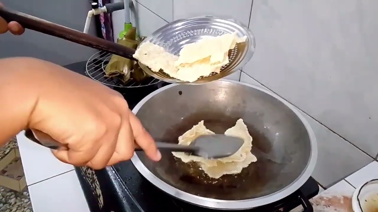 Masak oseng daun pepaya 