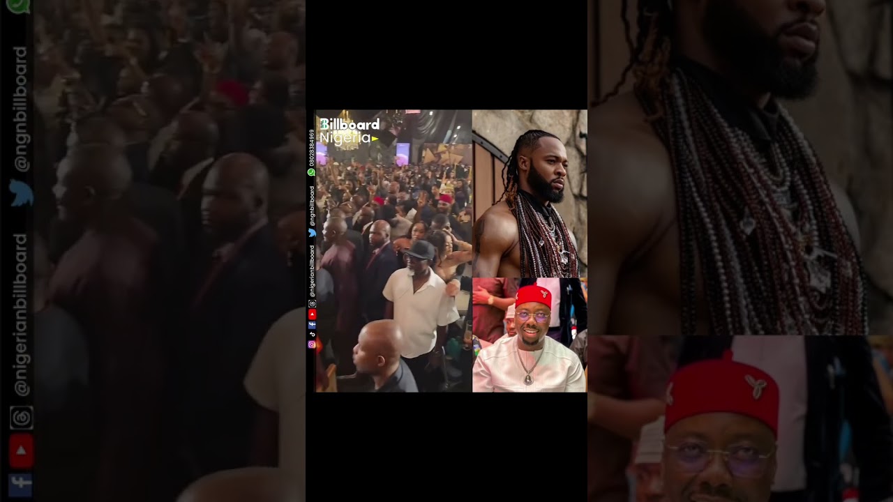 📍Watch Flavour Nabania performance at business mogul Obi Cubana 50th birthday party celebration