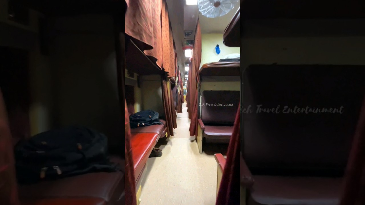 two tier ac coach in train. Indian Railway. AC 2 tier coach. #shortsvideo #train