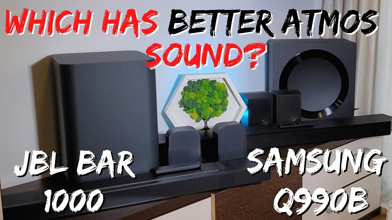 JBL BAR 1000 против Samsung Q990B — какой саундбар имеет лучший звук ATMOS?