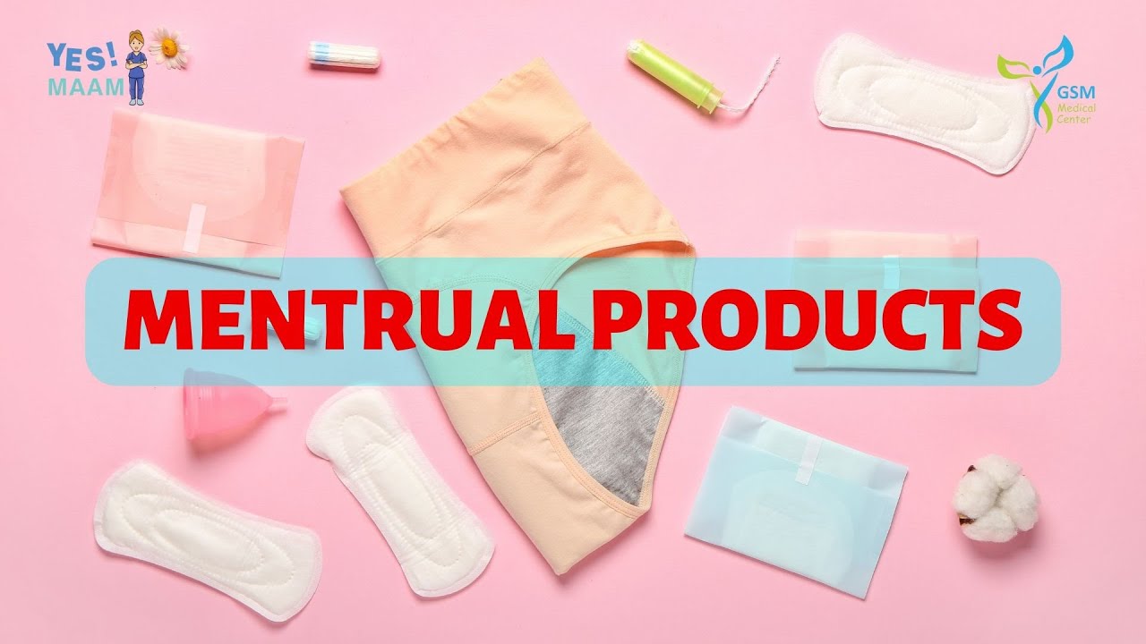 Different types of menstrual products that you can use👍