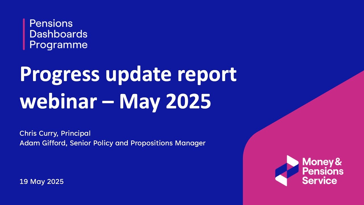 PDP Progress update report webinar - May 2025