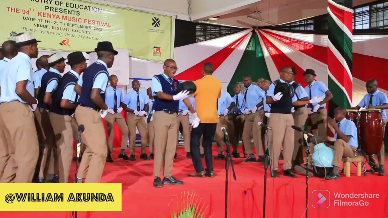 Vihiga Boys High school choir Peforming 'Matata Ya mwasi' By Franco and the Tpok jazz band.
