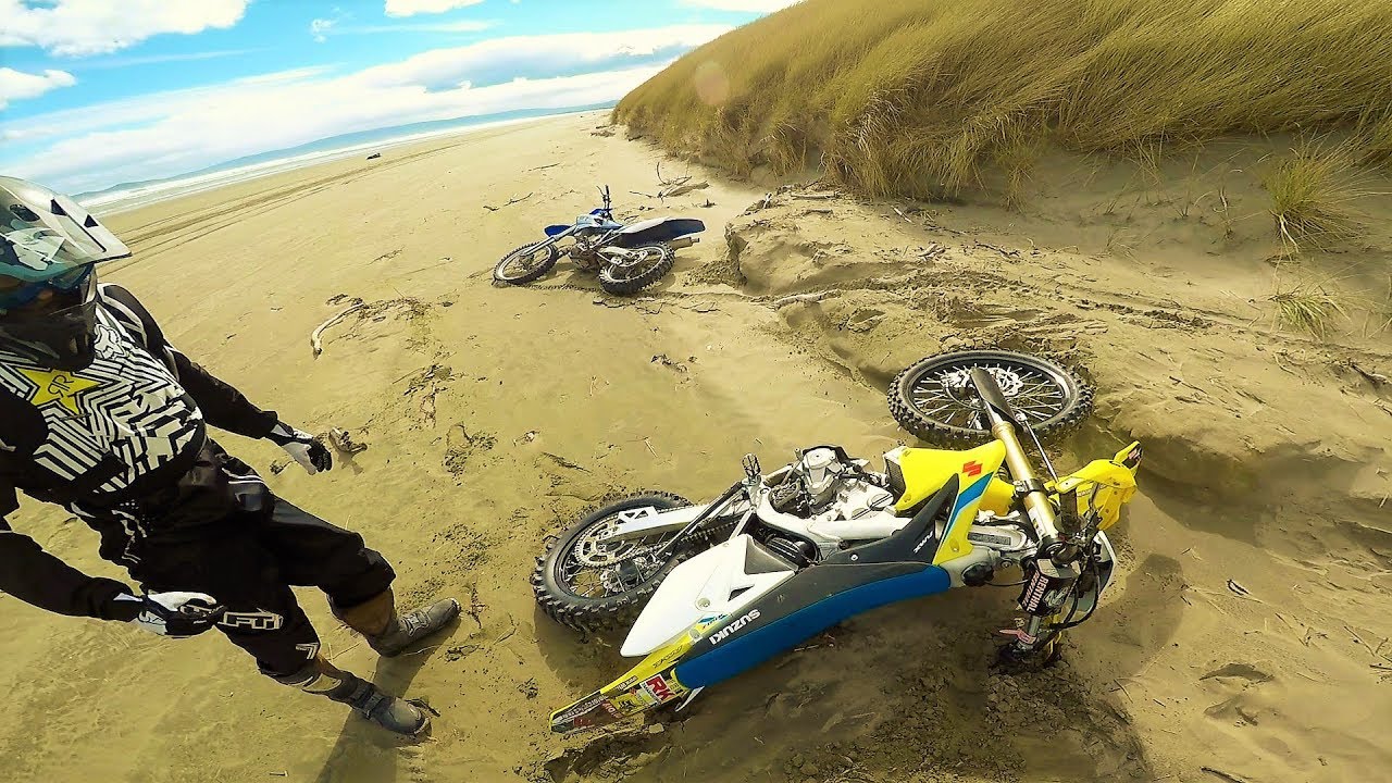 Dune & Forest Trails + Crashes - RMX450z & YZF426