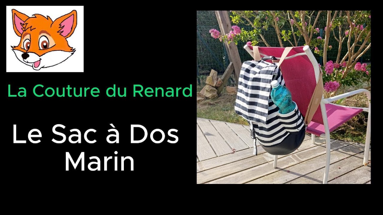 Tuto pas à pas d'un sac à dos Marin
