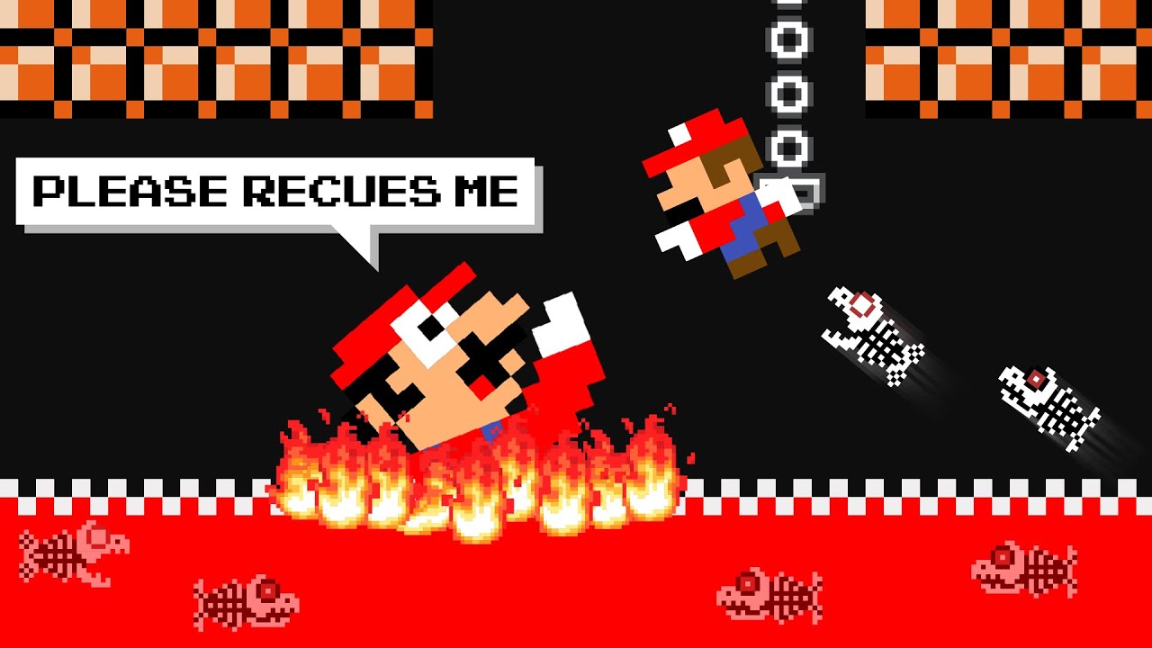 Tiny Mario, Please Help Me! Mario & Tiny Mario's Co-Op Maze Mayhem - Spooky #8