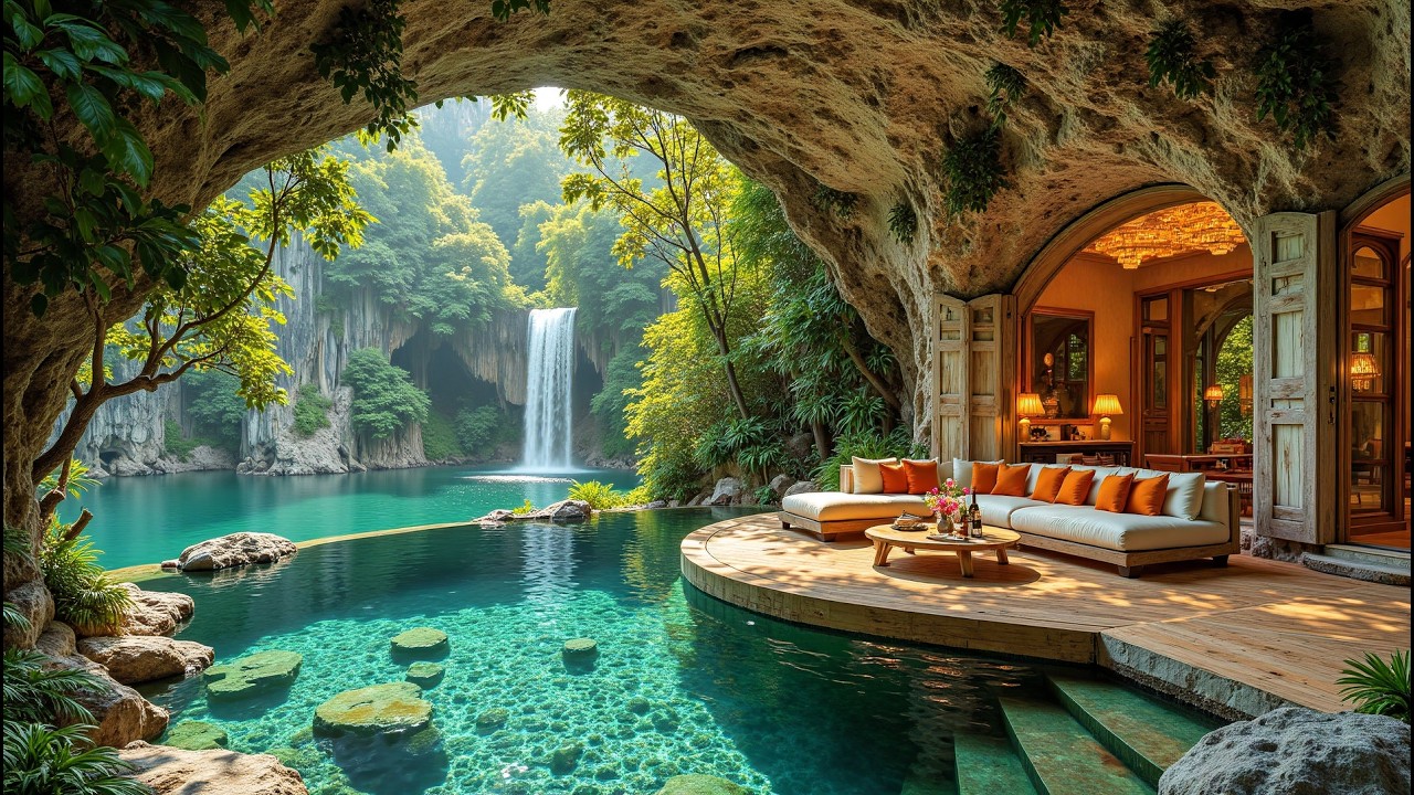 Morning Café Jazz at Lake Como - Forest Villa Jazz Relaxing & Gentle Outdoor Jazz for Calm Focus