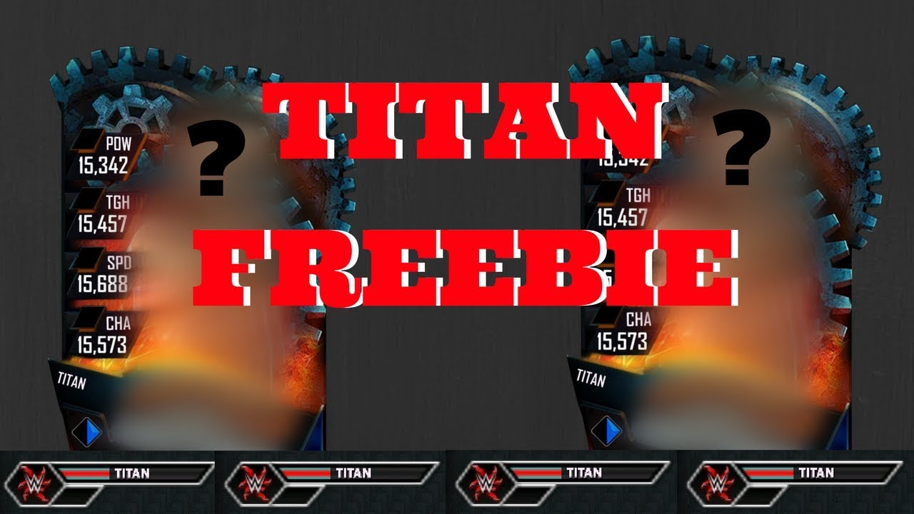 TITAN FREEBIE !!!! WWE Supercard #11 (Season 4)