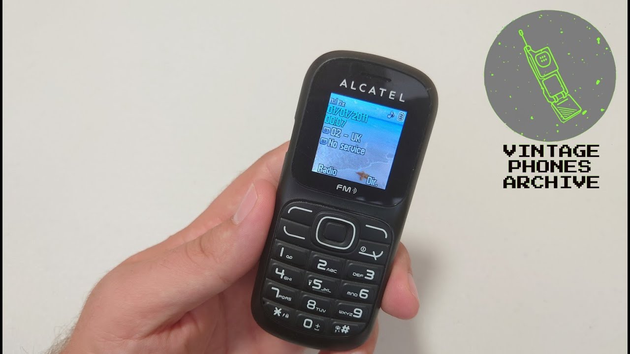 Alcatel OT-217D Mobile phone menu browse, ringtones, games, wallpapers