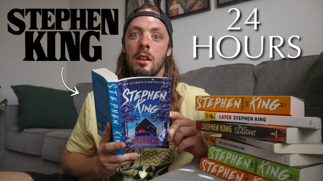 I Read ONLY Stephen King For 24 HOURS | Reading Vlog