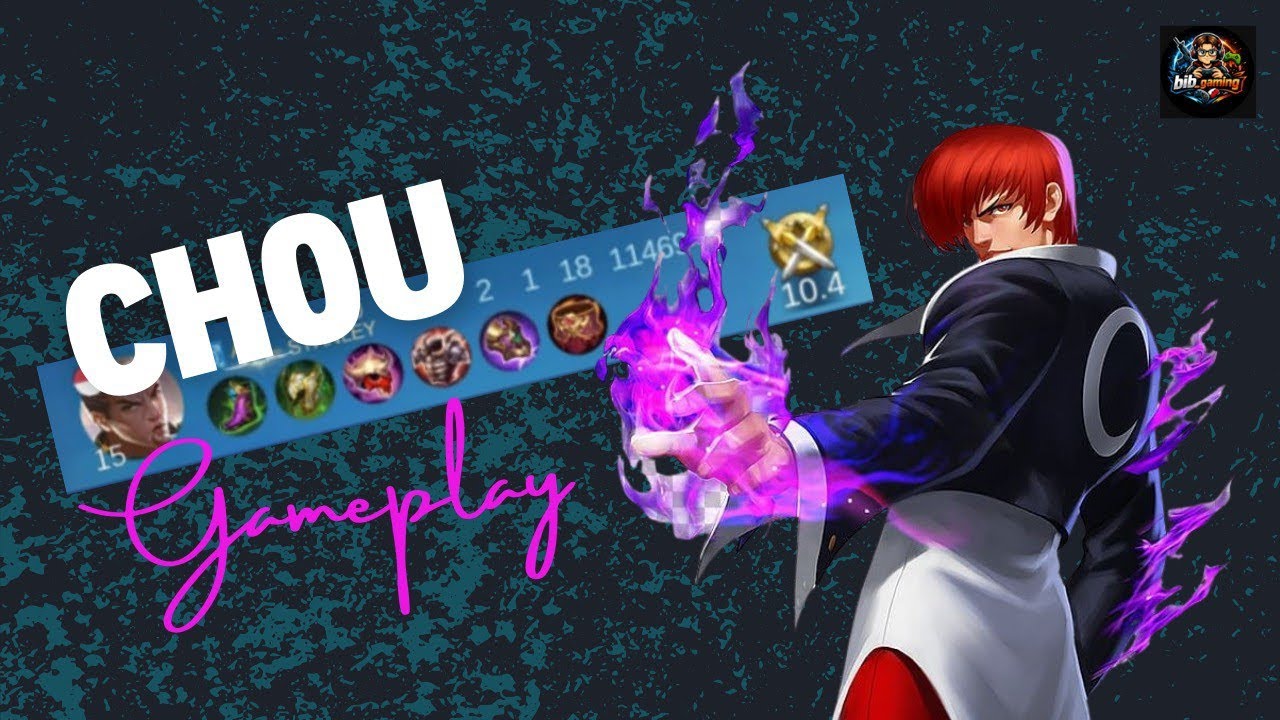 Chou Exp Lane Build Tank Gameplay | Mechanics and Macro with KOF Skin