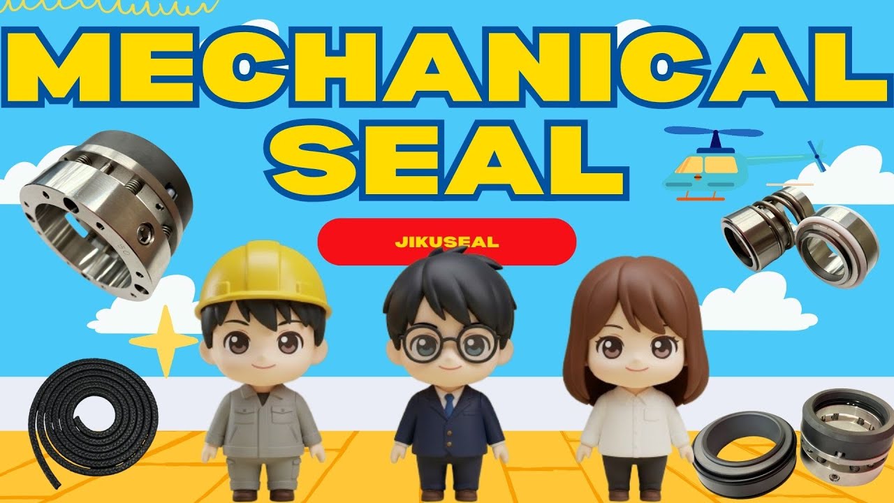 【初級解説】メカニカルシール＆グランドパッキン！仕組み、漏れ原因や不具合、寿命や損傷など！