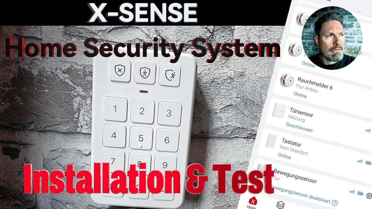 x sense Home Security System: Installation und Test