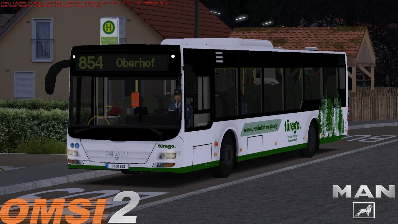 Omsi 2 - Hohenkirchen - Line 854 - MAN Lion's City Ü