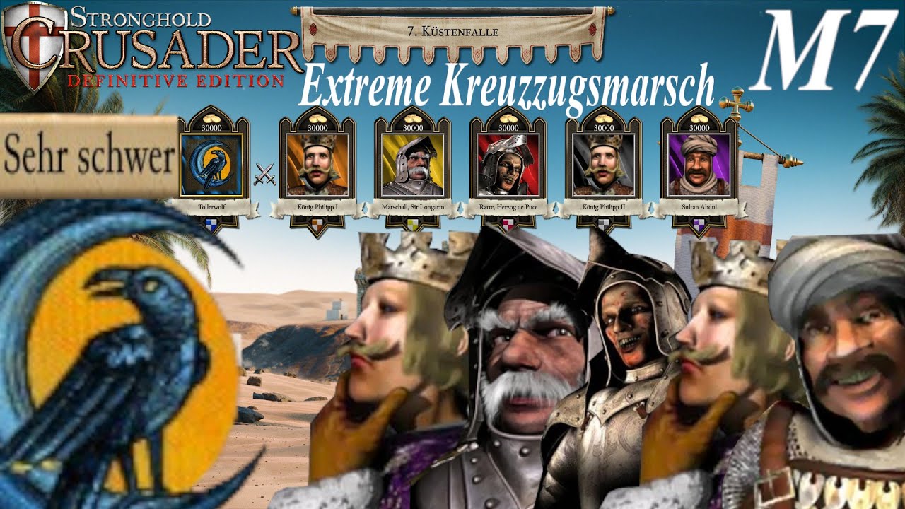 Küstenfalle | Extreme Kreuzzugsmarsch M7 [Blind] | Sehr Schwer| Stronghold Crusader: DE