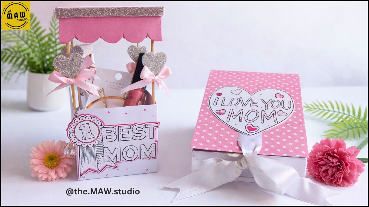 2 Easy & Cute Mother&rsquo;s Day Gift Wrapping Ideas 💝 | DIY Gift Wrap for Mom & Loved Ones