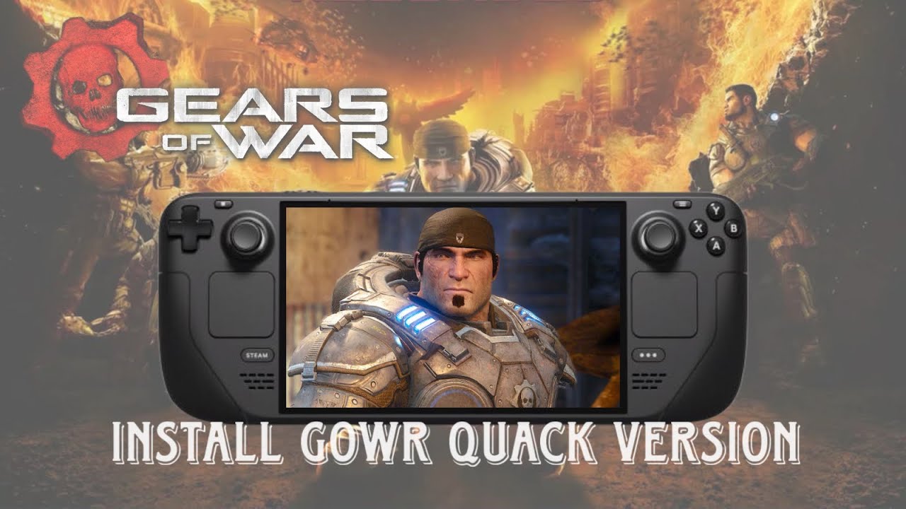 Как установить Gears of War Reloaded QUACK VERSION на Steam Deck (STEAM OS)