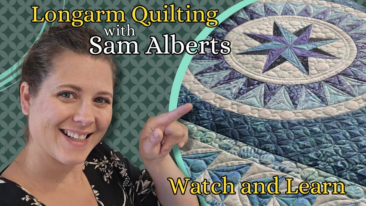 Longarm Quilting with Commentary from a PRO