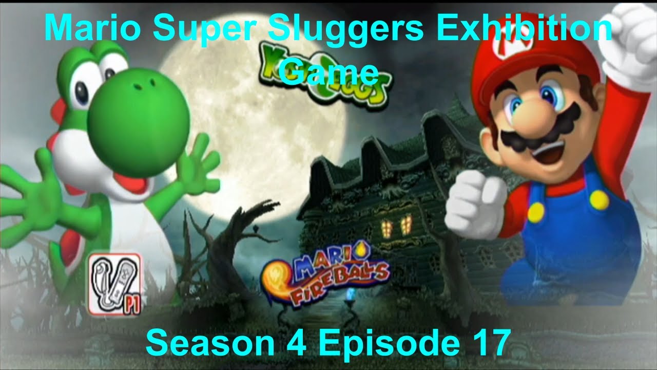 Показательный матч Mario Super Sluggers, 4 сезон, 17 серия - Яйца Йоши против огненных шаров Марио