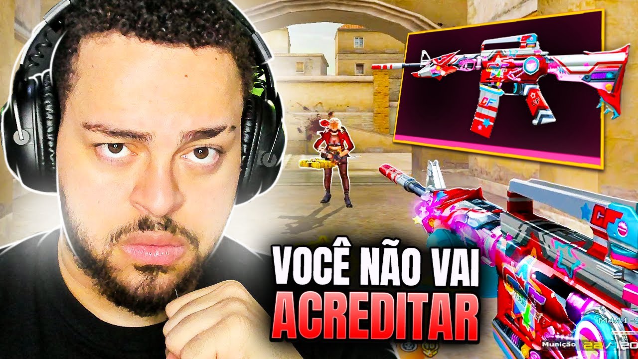 A MELHOR E MAIS RAPIDA M4A1 CYBORG DO CROSSFIRE! - M4A1 CYBORG 12 ANOS!