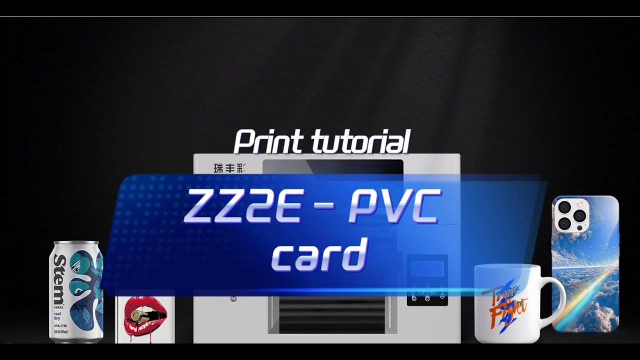 Refinecolor ZZ2E UV Printer PVC Card Printing Guide#uvprinting #uvprinter #diycrafts #diy #uvprint