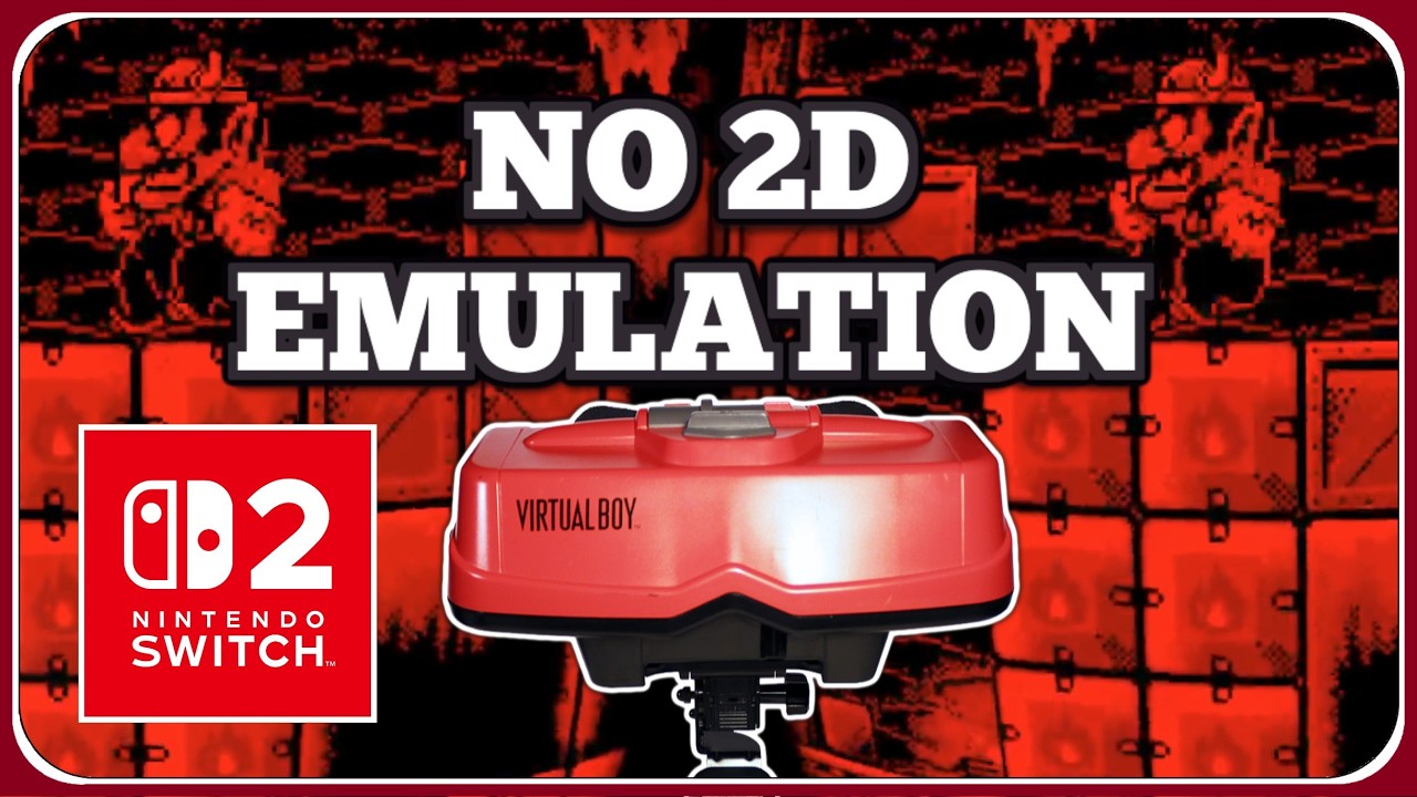 Sadly, No 2D Virtual Boy Emulation on the Nintendo Switch 2