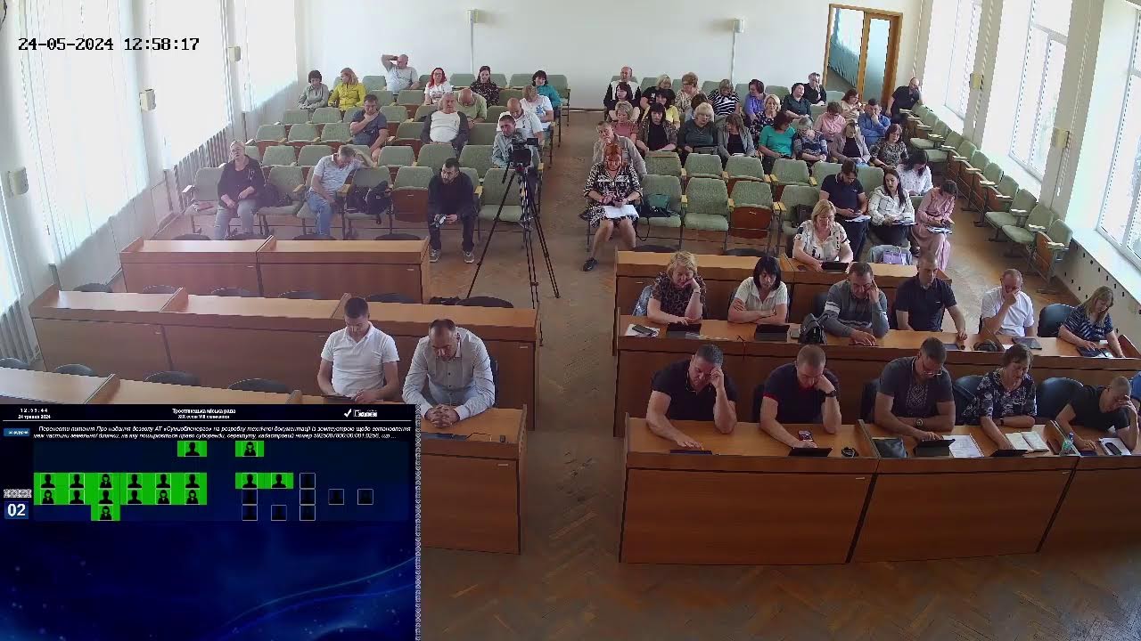 19 сесія 8 скликання Тростянецької міської ради (п'яте пленарне засідання) 24.05.2024