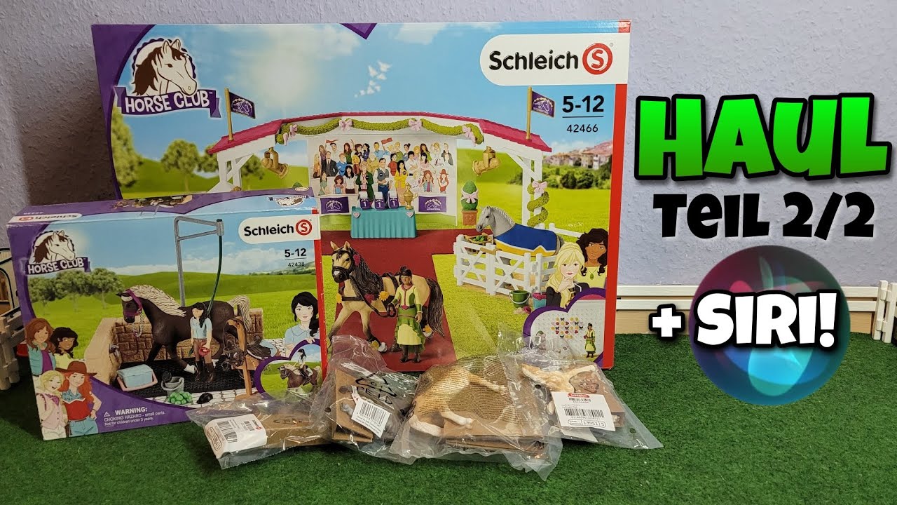 Schleich Haul Teil 2/2 + Siri bestimmt wieder Pferdenamen