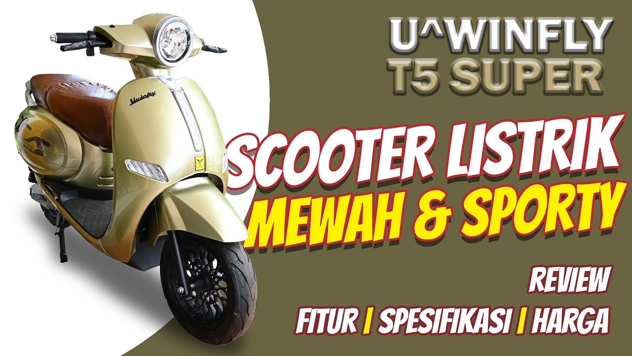 MOTOR LISTRIK U^WINFLY T5 SUPER [REVIEW & TEST DRIVE]