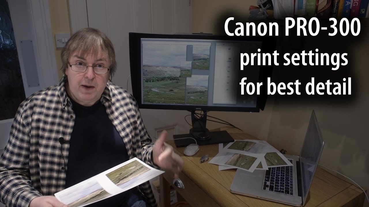Canon PRO-300 best printer settings for detail in prints