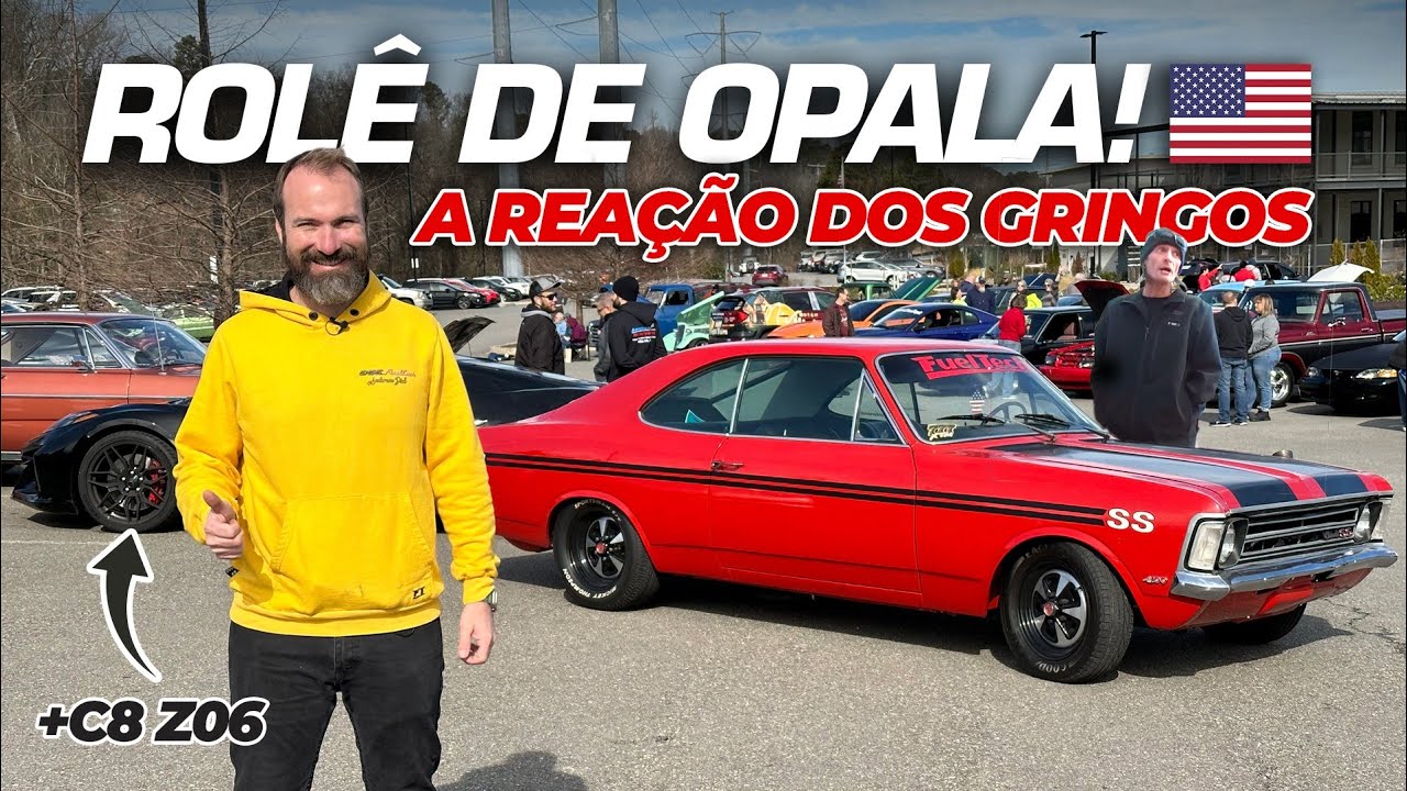 As REAÇÕES ao OPALA nos EUA foram incríveis! Andei de Corvette C8 Z06!