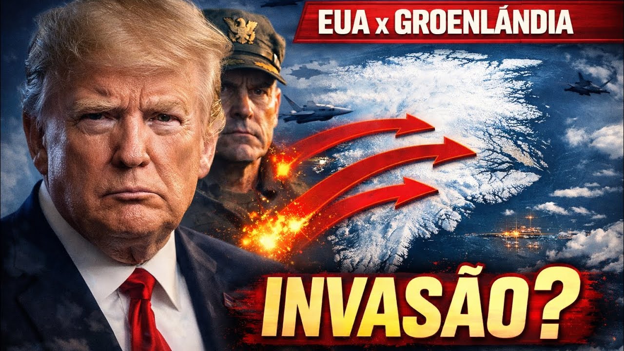 Trump quer COMPRAR a Groenlândia e tá BRIGANDO com TODA a Europa