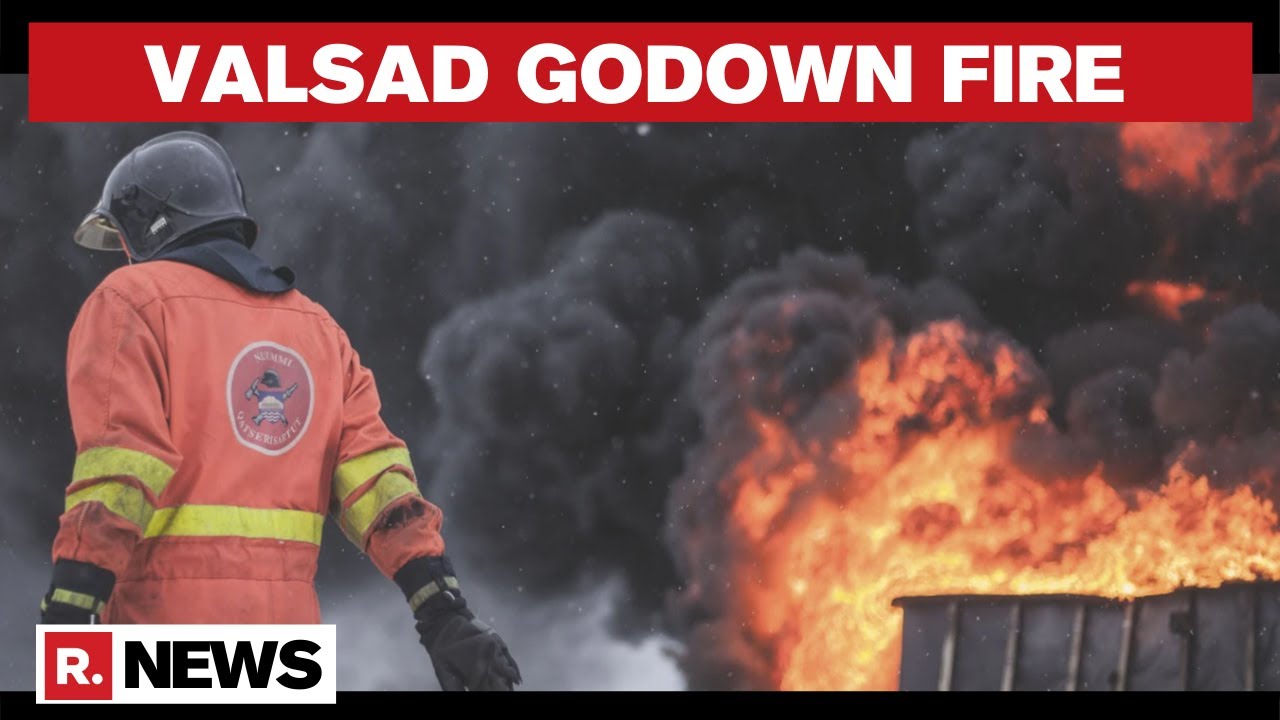 Gujarat: Fire Breaks Out At Scrap Godown In Valsad
