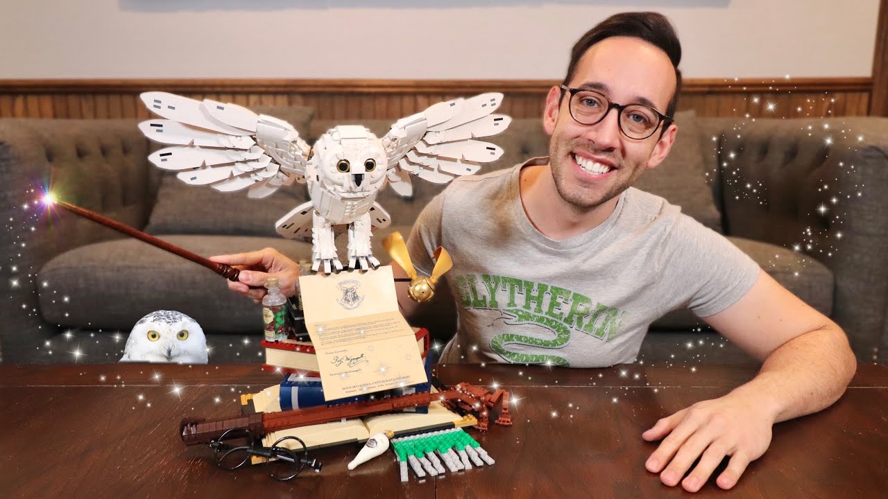 Собираем ВЕСЬ набор LEGO «Harry Potter Hogwarts Icons» | Покадровая съёмка и обзор