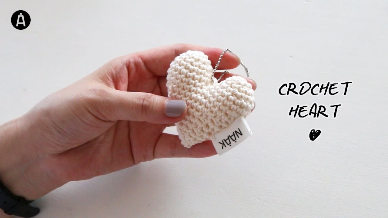 [낙스튜디오] Love Love ♥하트키링♡ 코바늘 뜨개 CROCHET TUTORIAL
