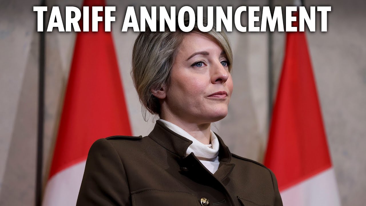 LIVE: Canadian ministers make announcement on tariffs & US trade relations