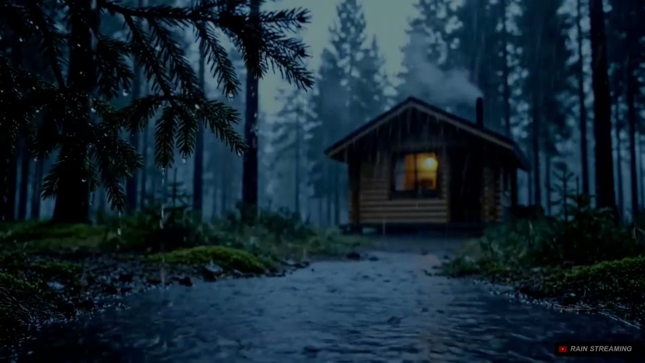 Cabin Rain for Rest • Deep Sleeping & Mental Calm 【RainStreaming #140】