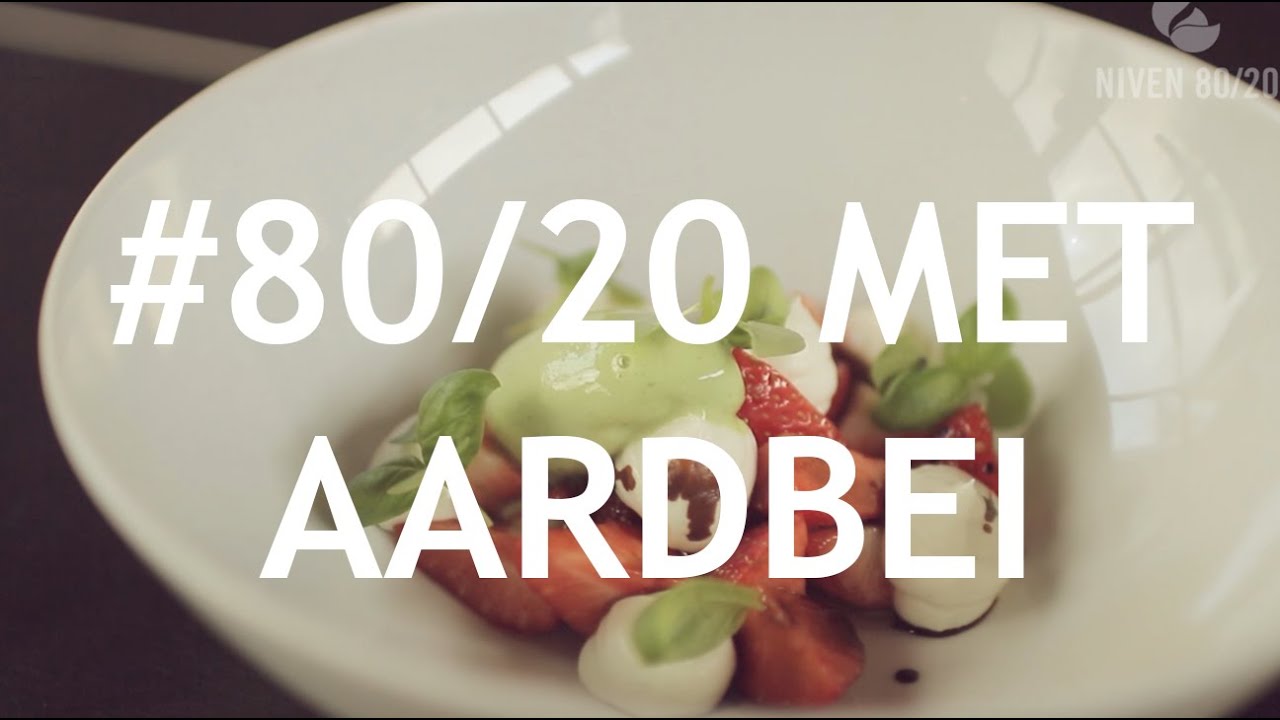 Niven Kunz kookt #80/20: Aardbei met basilicumijs